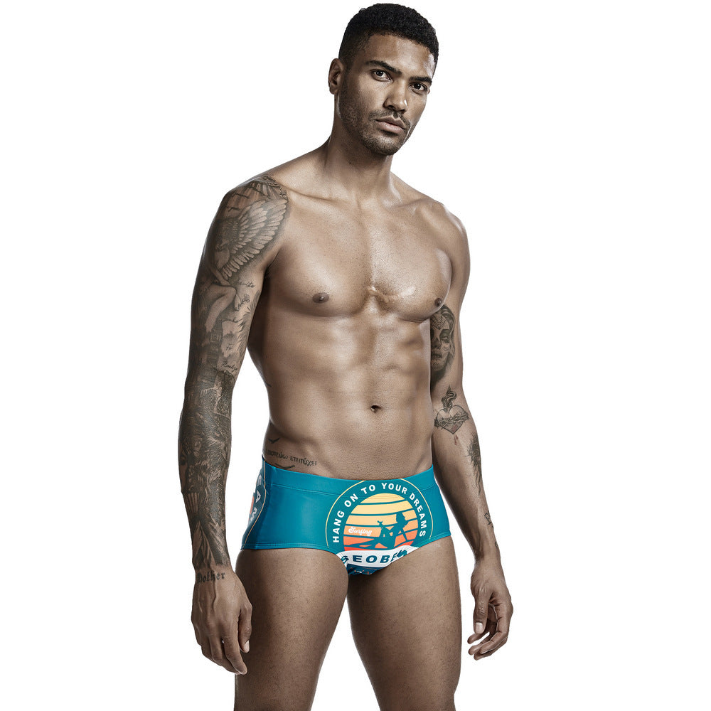 Boxer da bagno da uomo a vita bassa