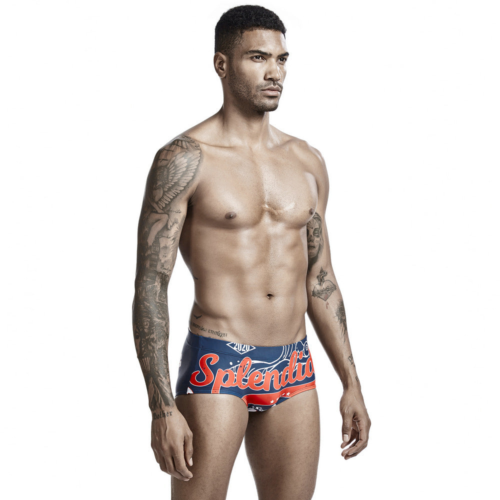 Boxer da bagno da uomo a vita bassa