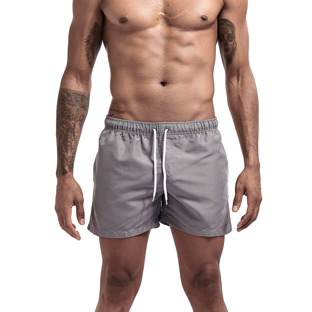 Pantaloni da spiaggia a tre punti, alla moda, multicolor, dritti, larghi, pantaloncini sportivi