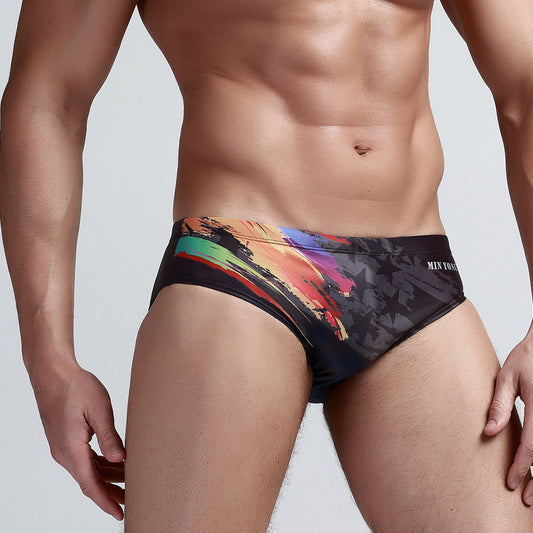 Costume da bagno professionale da uomo, a triangolo