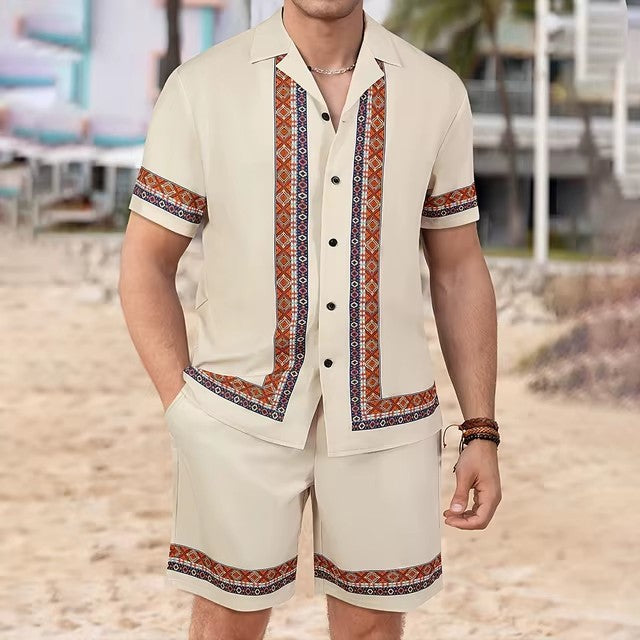 Pantaloncini da vacanza hawaiani con stampa digitale 3D alla moda