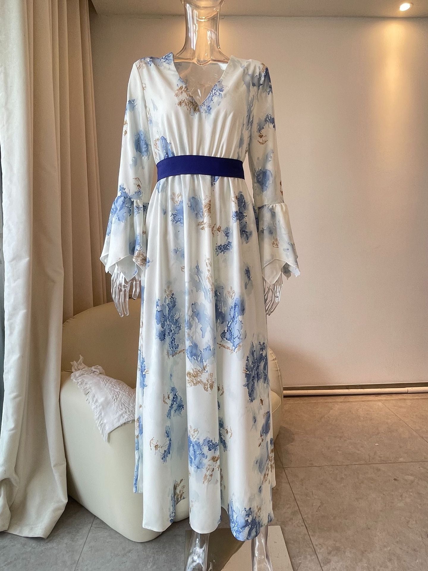Abito Lungo Elegante Stampato – Party & Holiday Look | Terry’s Home