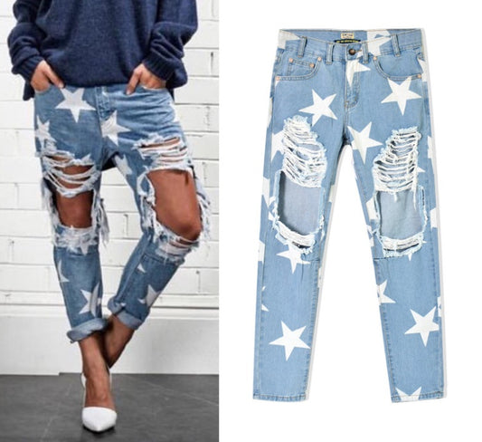 π Jeans in Denim di Cotone 100% β Stile Vintage Hand-Worn