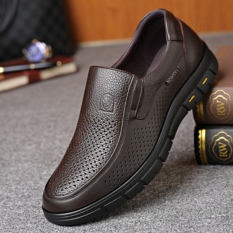 Scarpe da uomo Simplicity Business in pelle con suola morbida, adatte a tutti gli stili