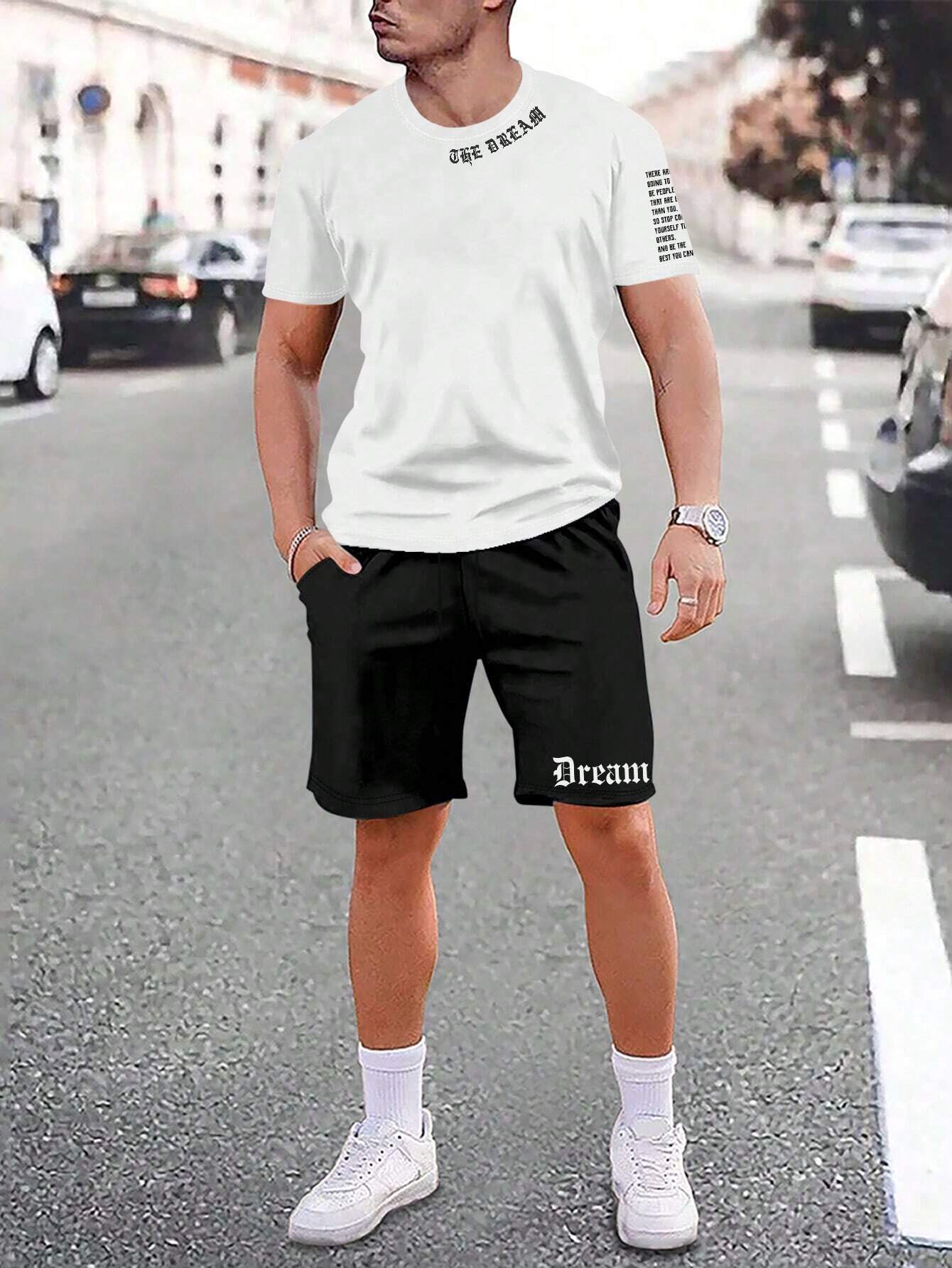 Pantaloncini sportivi a maniche corte, sottili, ad asciugatura rapida, versatili e traspiranti