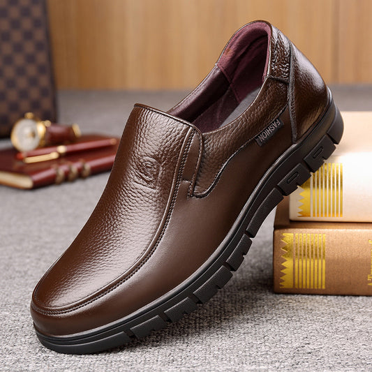 Scarpe da uomo Simplicity Business in pelle con suola morbida, adatte a tutti gli stili