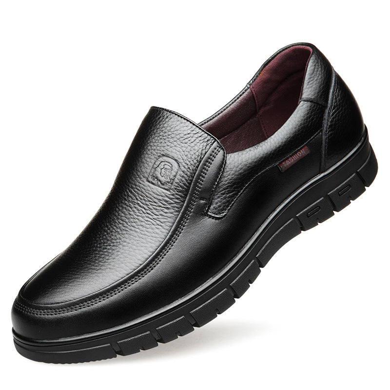 Scarpe da uomo Simplicity Business in pelle con suola morbida, adatte a tutti gli stili