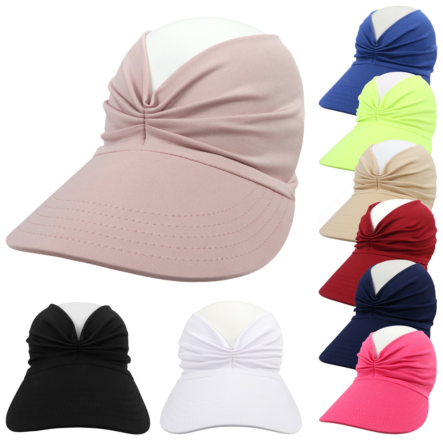 Cappello da spiaggia da donna, nuovo cappello primaverile ed estivo, cappello da sole per sport all'aria aperta, cappello aperto.