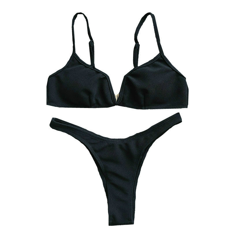 Nuovo costume da bagno bikini diviso per donna