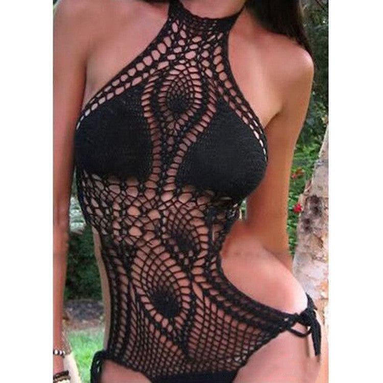 Bikini da spiaggia all'uncinetto fatto a mano