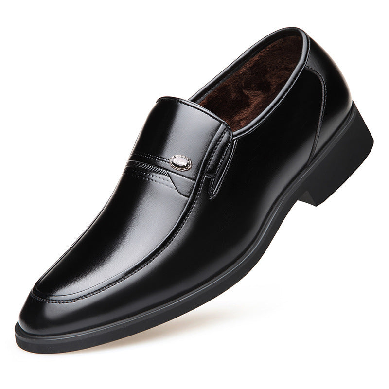 Scarpe da uomo in pelle, da lavoro, formali, con fondo morbido e antiscivolo