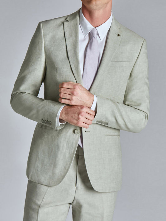 Completo blazer e pantaloni classici da uomo in tinta unita