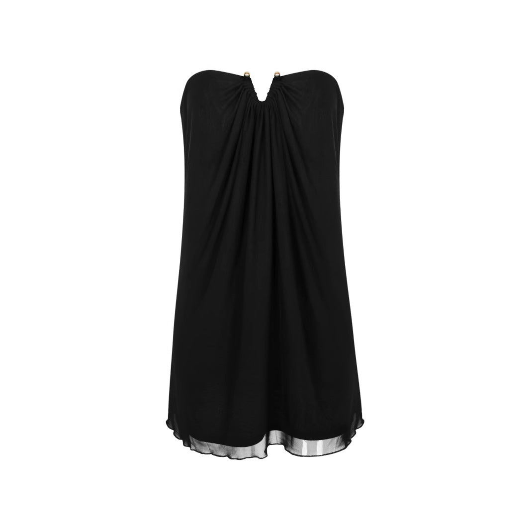 🖤 Top Nero in Mesh con Spalline – Urban Chic