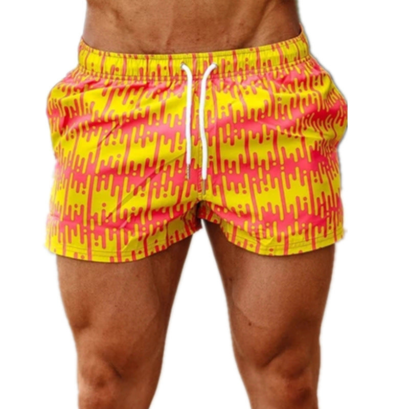 Boxer da spiaggia estivi da uomo, larghi e ad asciugatura rapida, Five Points, taglia grande
