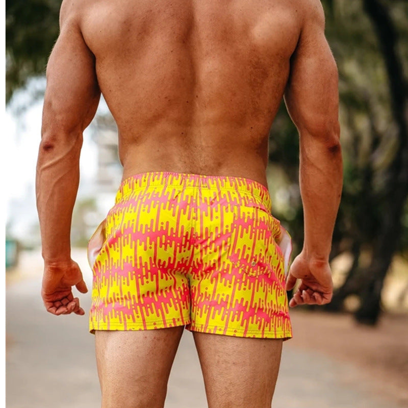 Boxer da spiaggia estivi da uomo, larghi e ad asciugatura rapida, Five Points, taglia grande
